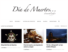 Tablet Screenshot of diademuertosmexico.com